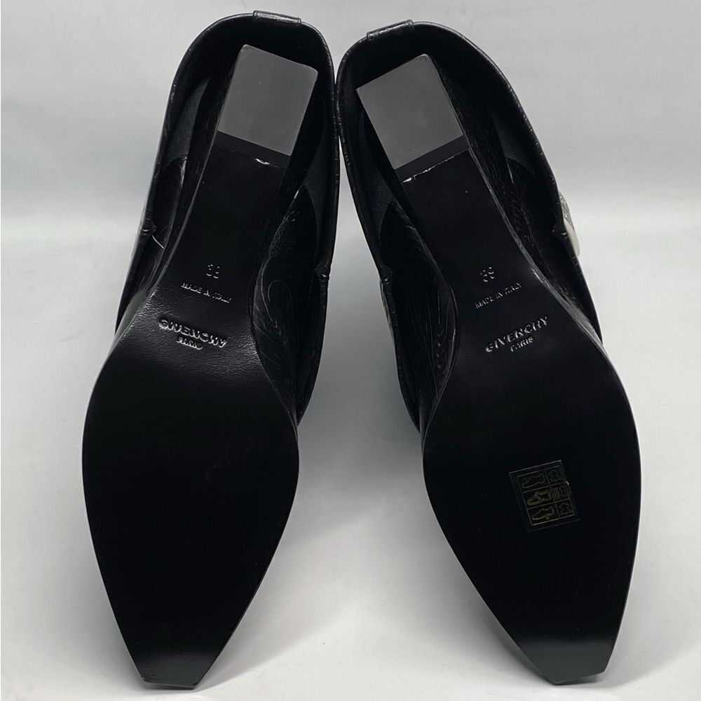 Givenchy Shark Lock Cowboy Ankle Boots In Western Leather size 39 - Picture 15 of 16